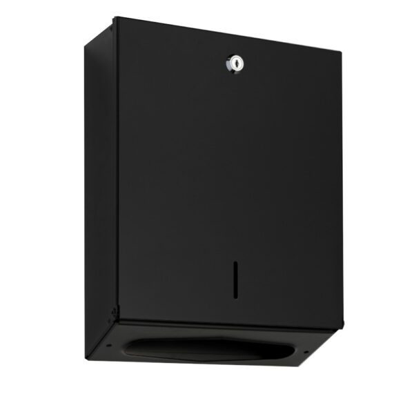 Käsipyyheannostelija 3100, 265 x 320 x 103 mm, musta metalli