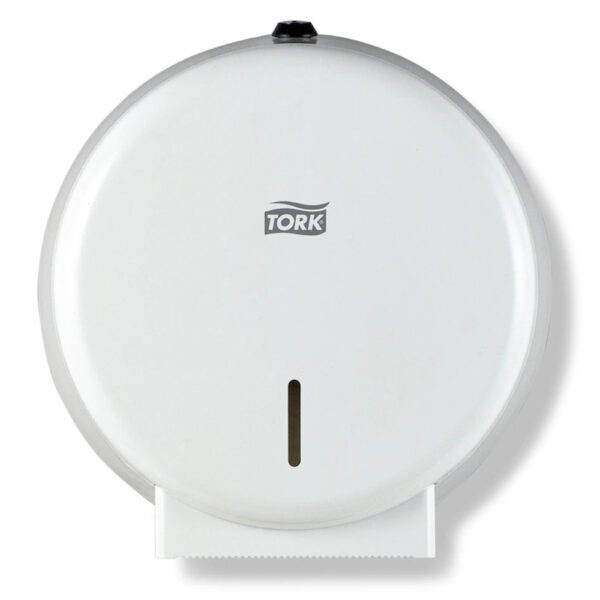 Tork 247040 annostelija Mini Jumbo WC-paperille T2, valkoinen metalli