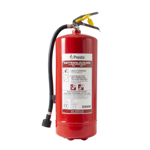 Presto S9WM, 9 ltr:n vesisammutin, teholuokka 27A 40F